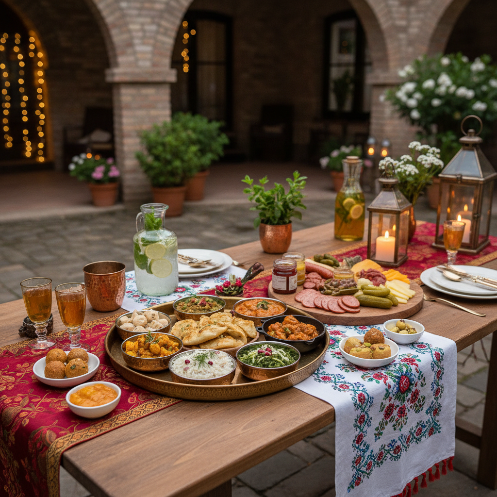 Indyjska uczta po polsku: jak zaaranżować kącik do degustacji